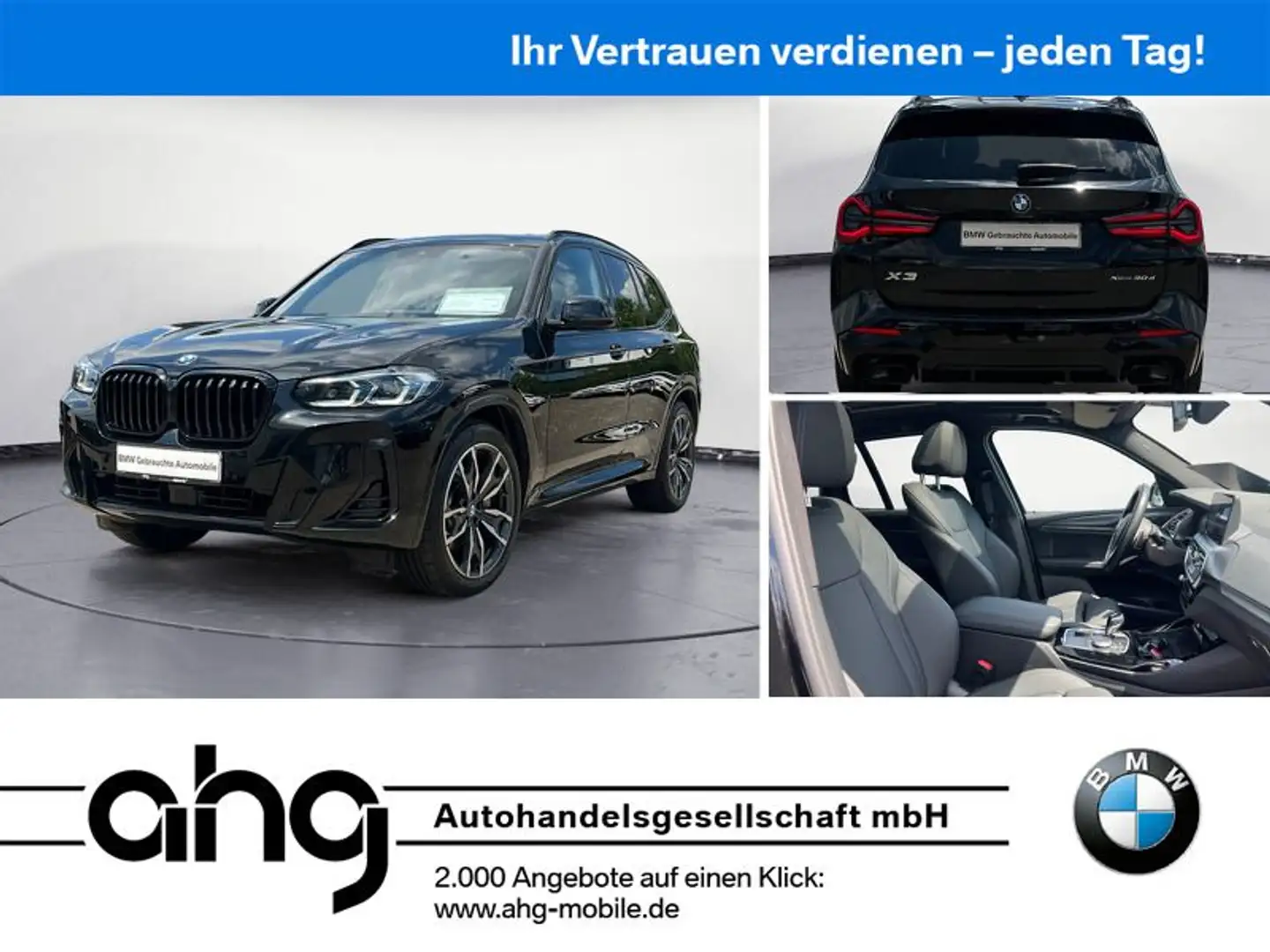 BMW X3 xDrive30d M Sportpaket Head Up Standheizung A Schwarz - 1