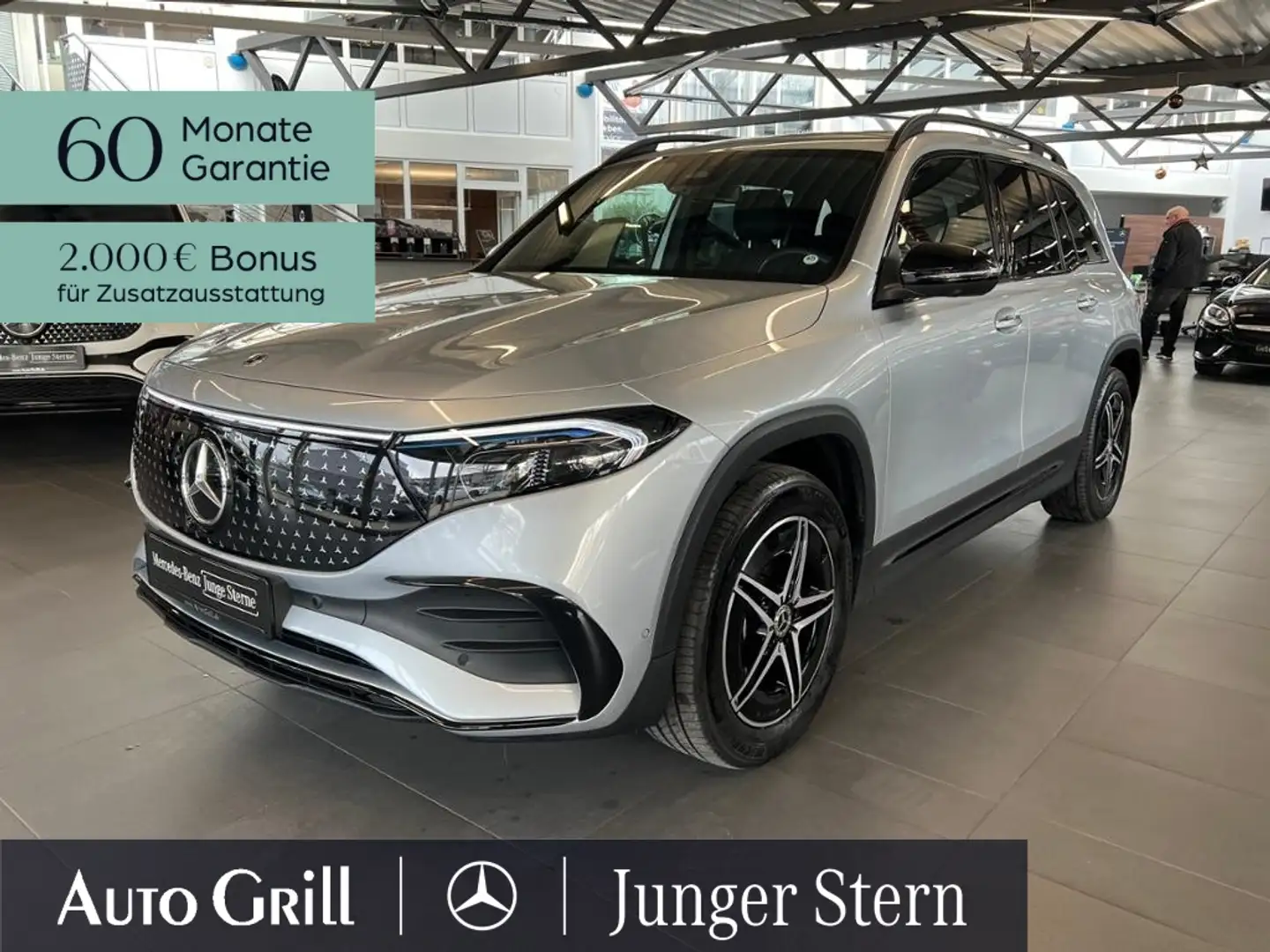 Mercedes-Benz EQB 350 4M AMG Night KeyG 360 Distronic Fahrass Silber - 1