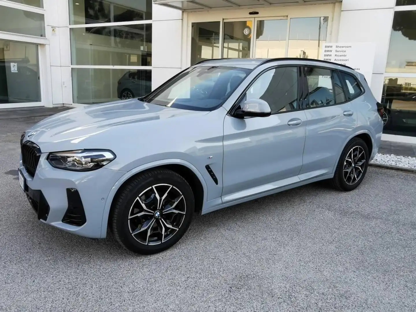 BMW X3 xdrive20d mhev 48V Msport auto Grigio - 2