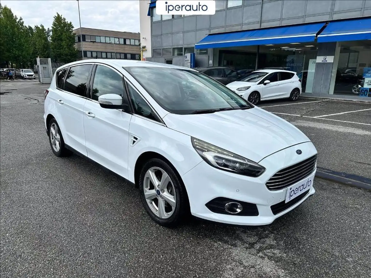 Ford S-Max 2.0 tdci titanium s&s 180cv powershift Biały - 2