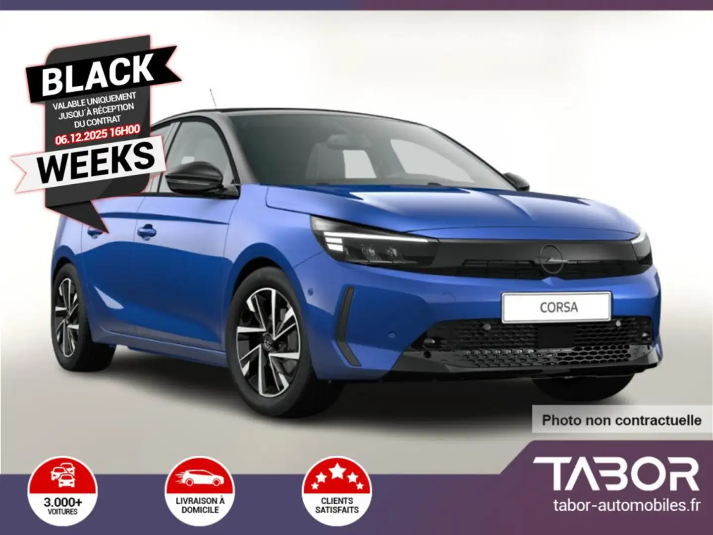 Opel Corsa 1.2 100 AT8 GS LED ACC cam PDC Bleu - 1