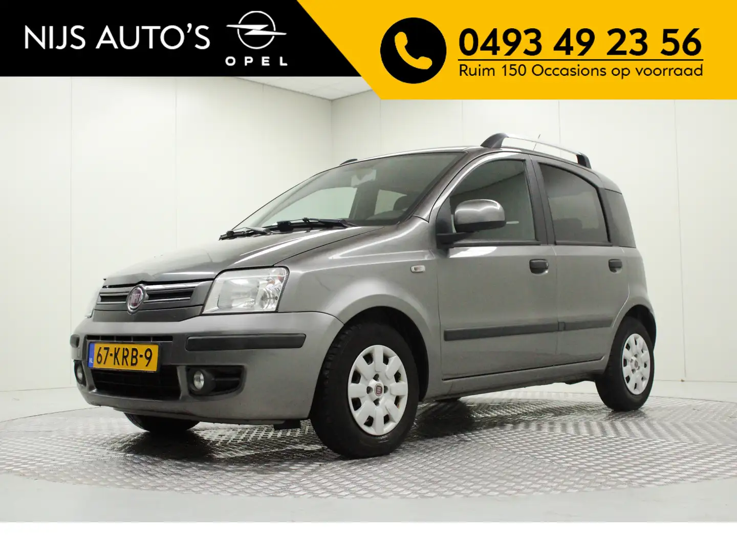 Fiat Panda 1.2 Emotion | Auto Airco / Radio CD mp3 / Elektris Gris - 1