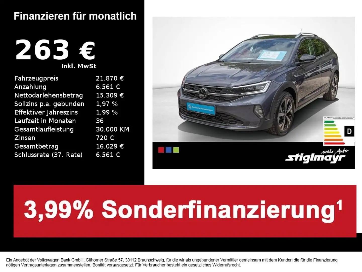 Volkswagen Taigo Style 1.0 TSI DSG ACC+IQ-LIGHT+NAVI+PDC Grau - 1