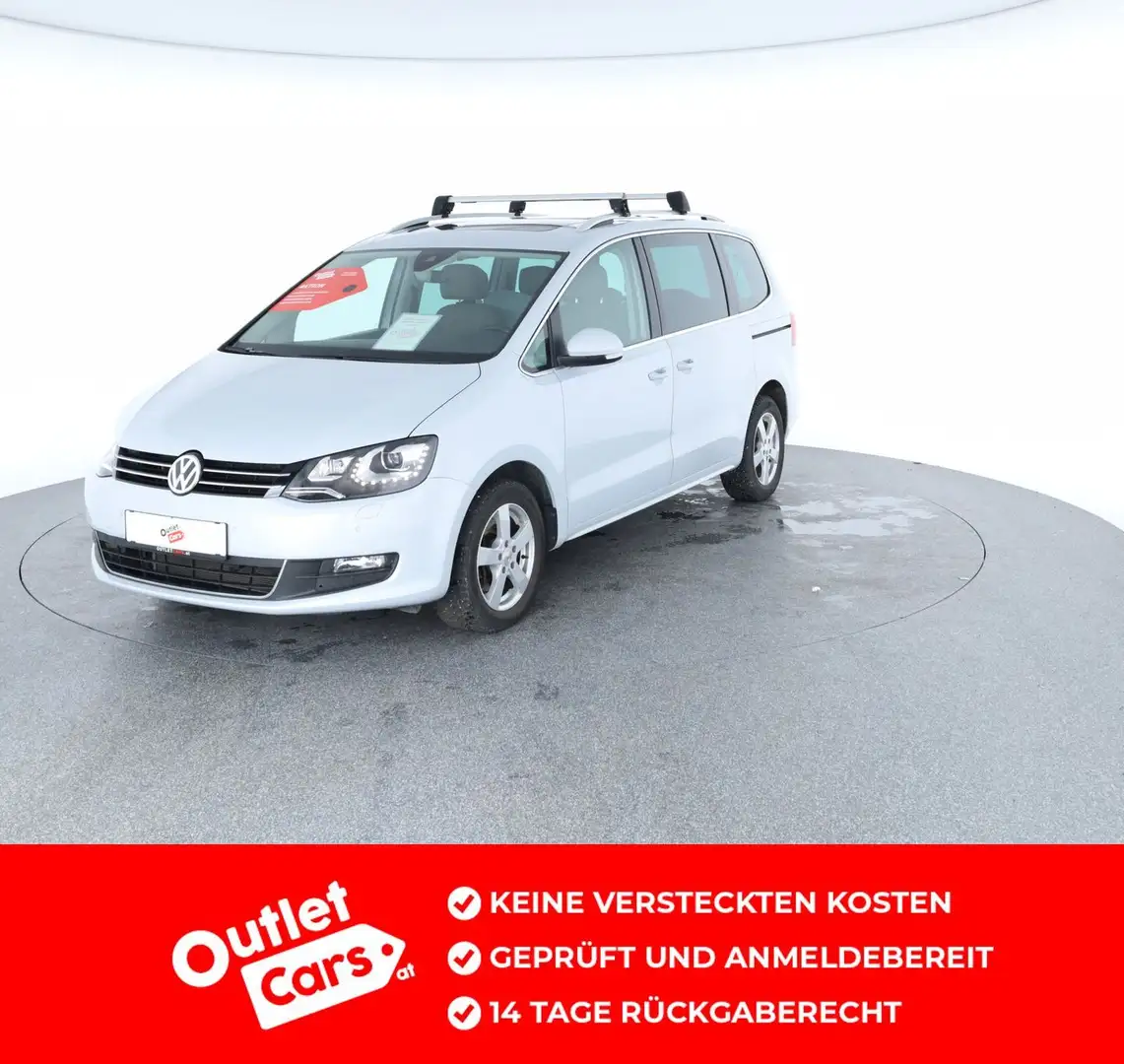 Volkswagen Sharan Comfortline SCR 2,0 TDI DSG 7 Sitze Weiß - 1