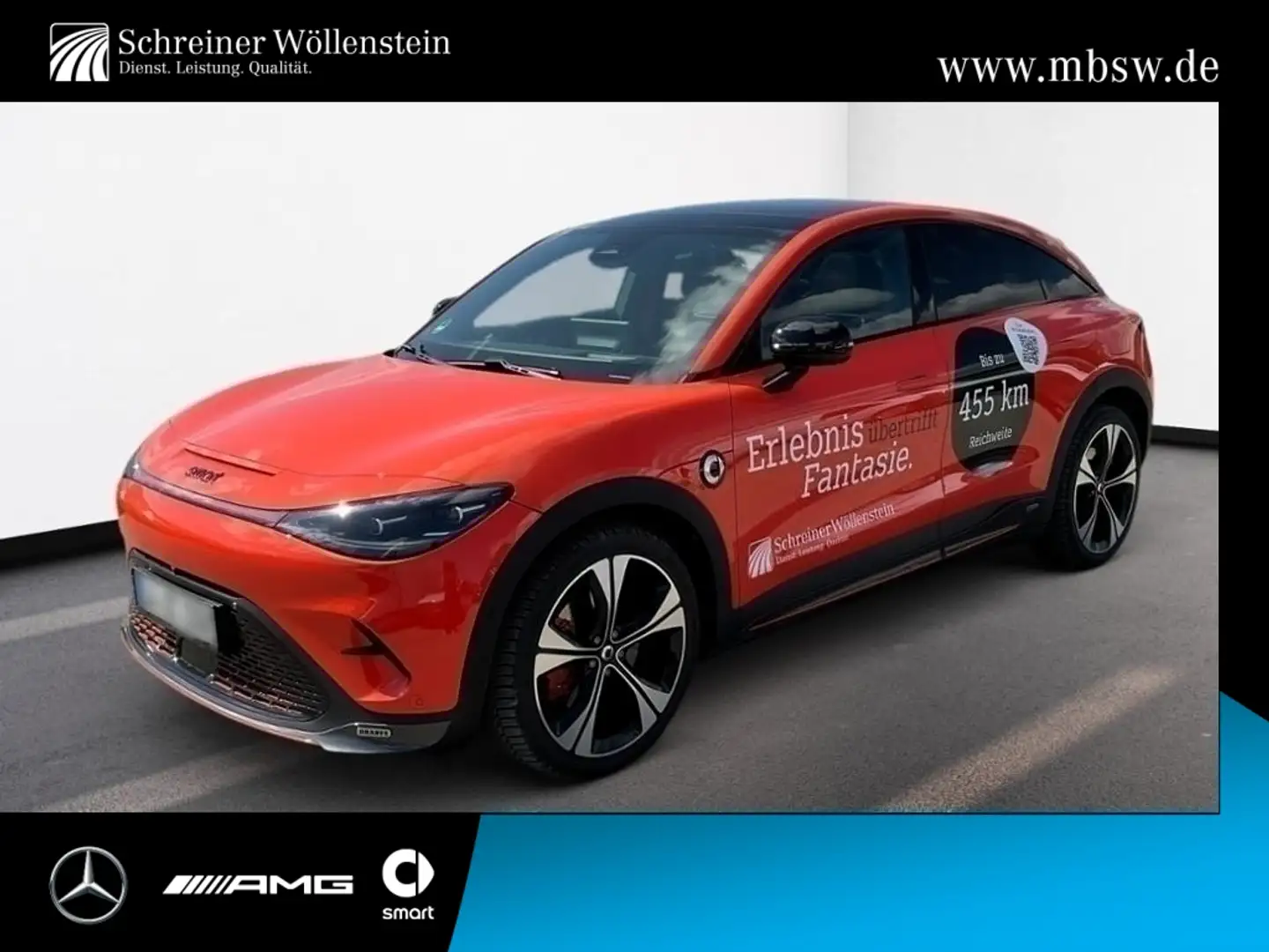 smart #3 Brabus 360°*Pano*HUD*Matrix*Distr.*Nav*CarPla Pomarańczowy - 1