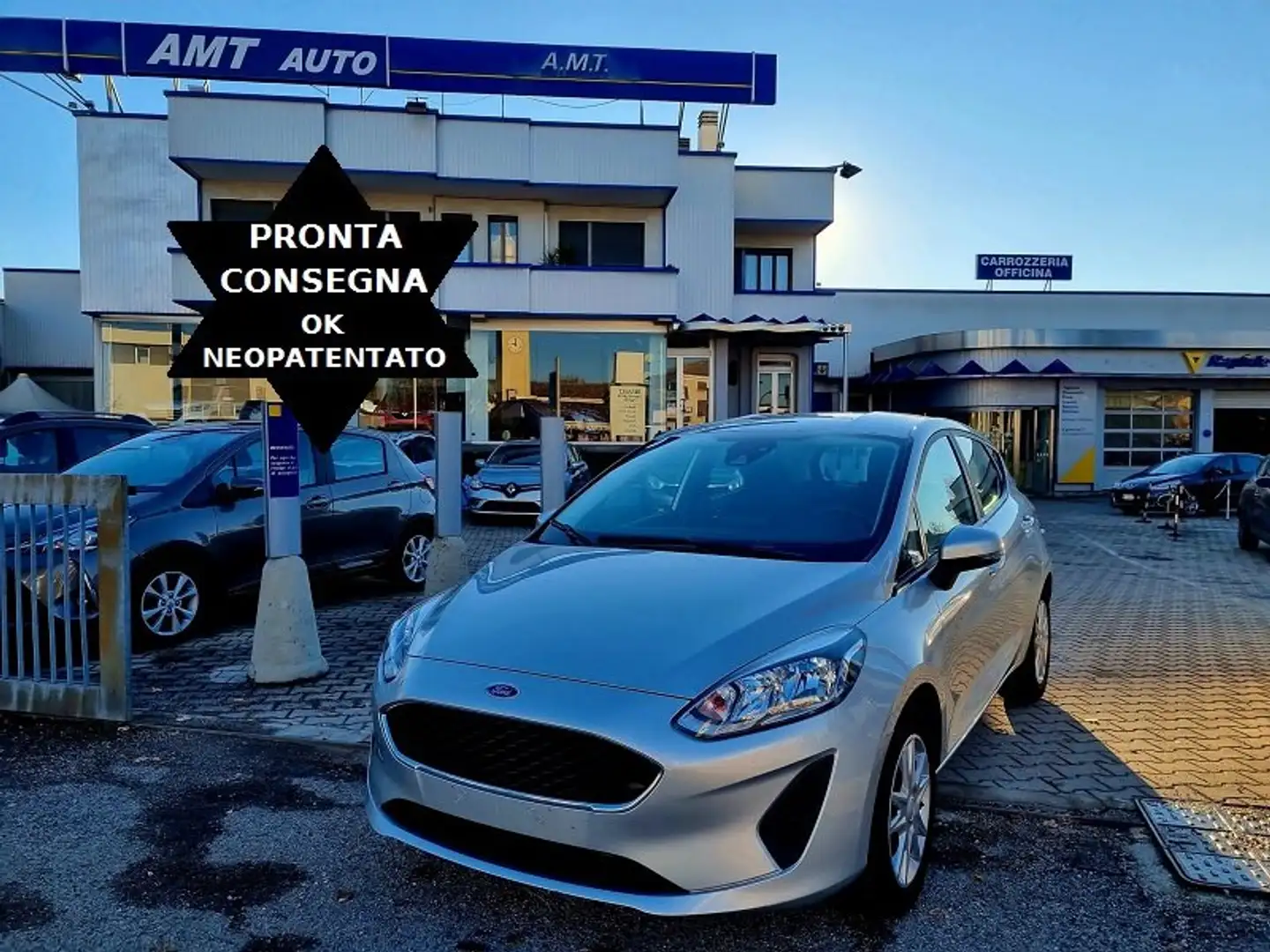 Ford Fiesta 5p 1.1 Plus 85cv OK NEOPATENTATO Weiß - 1