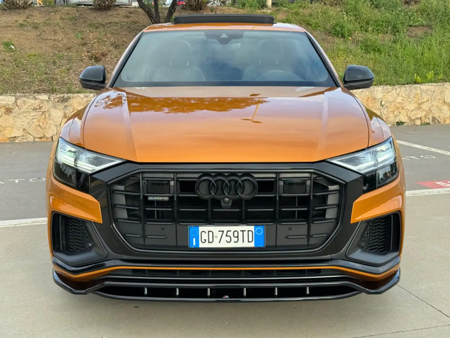 Audi Q8 55 TFSI HYBRID SPORT ORANGE DRAGON +23''!!! Arancione - 2