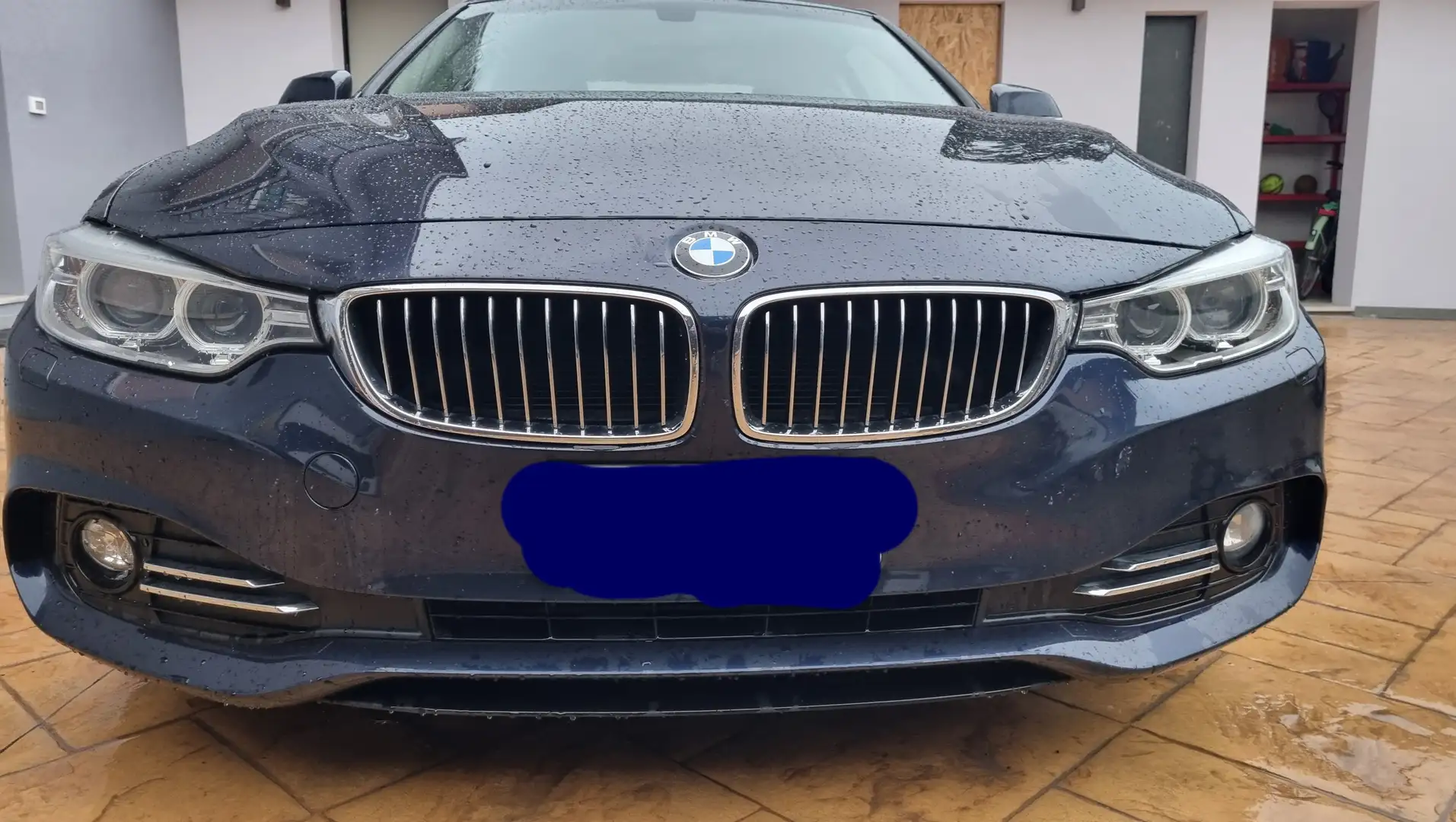 BMW 420 Serie 4 2013 Coupe 420d Coupe Luxury auto Azul - 1