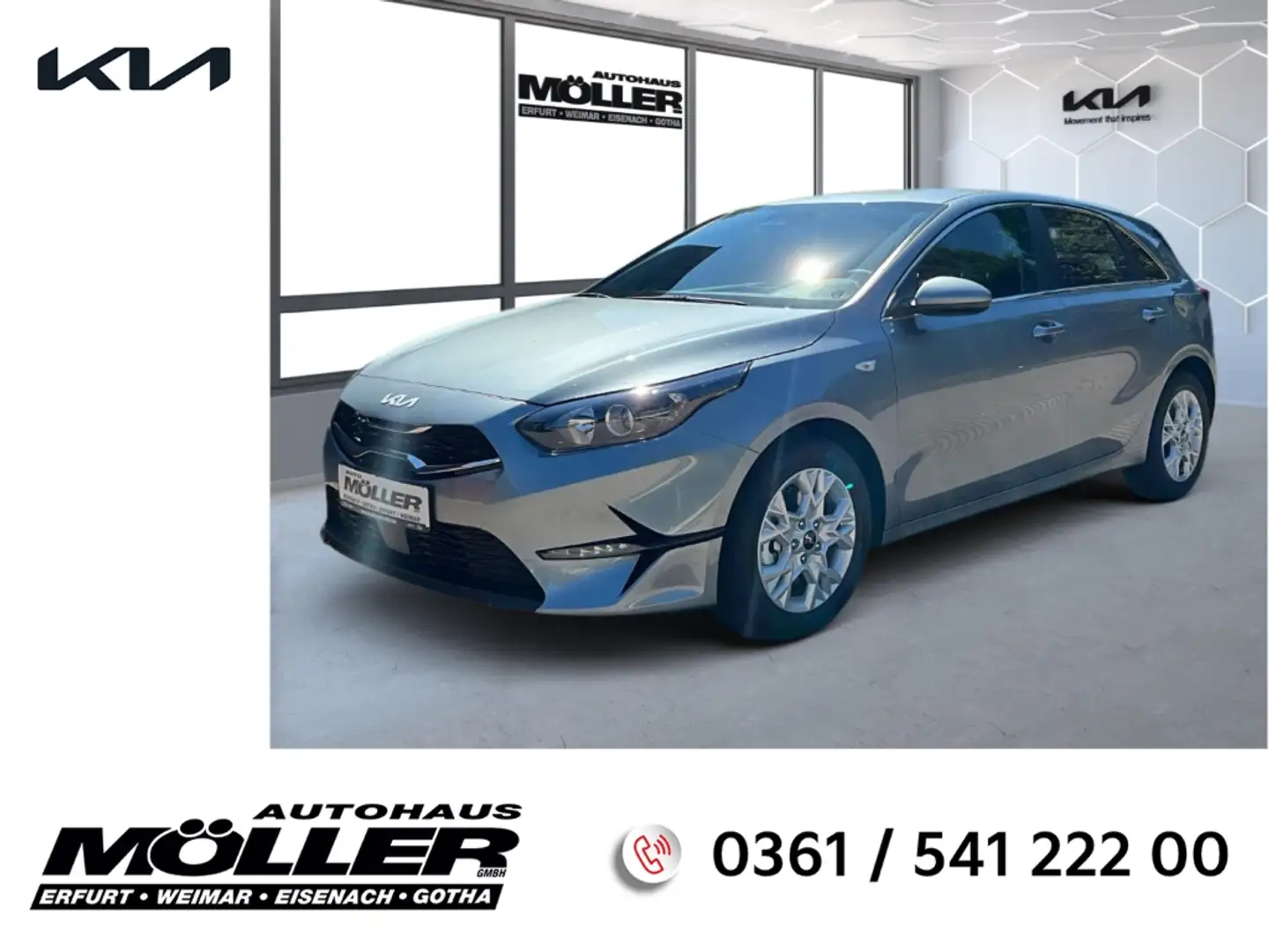 Kia Ceed / cee'd Vision 1.5T DCT7 Kamera Navi ACC Klima DAB+ Silber - 1