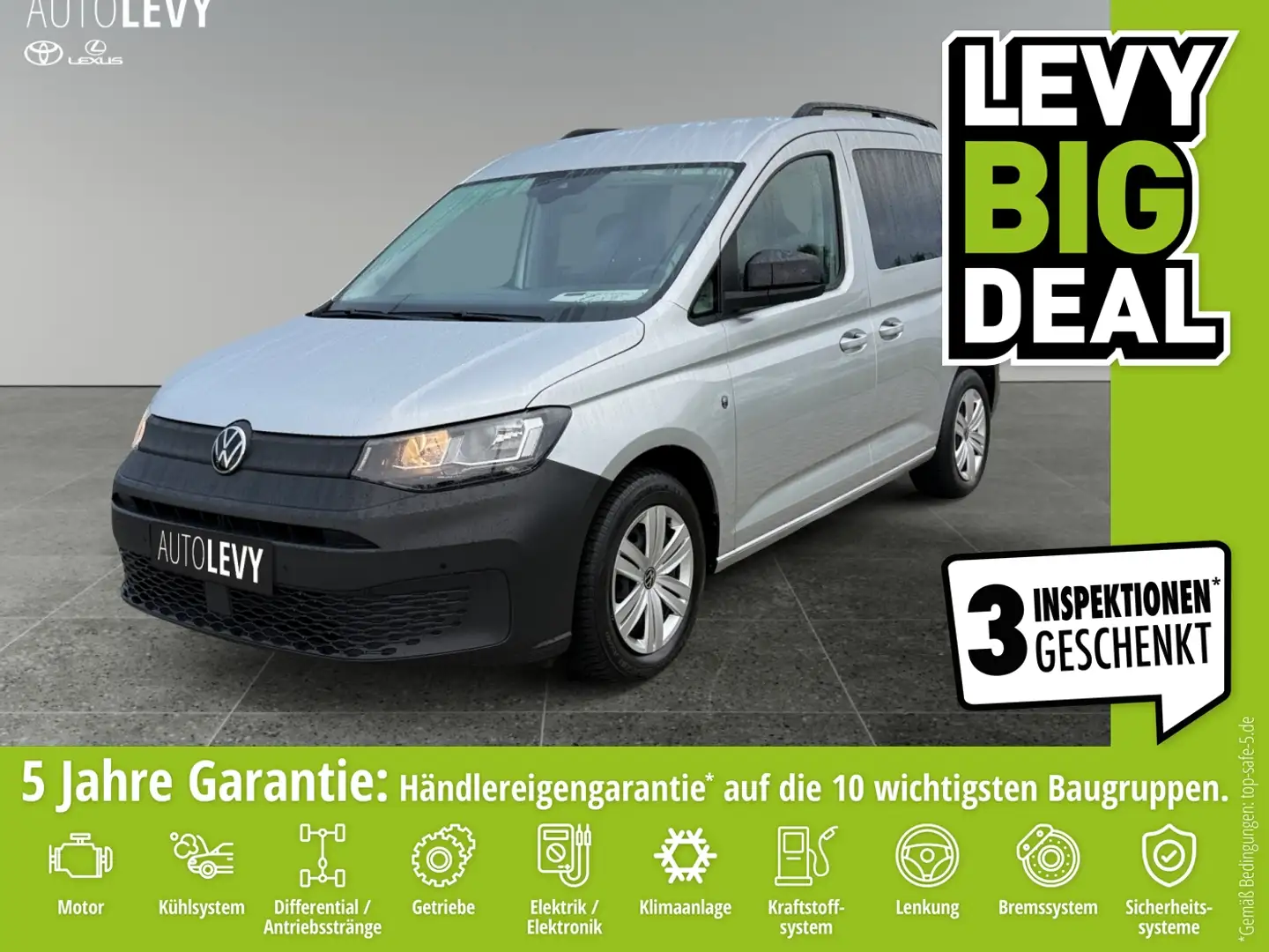 Volkswagen Caddy 1.5 TSI +Sitzheizung+PDC+Kamera+Allwetter++ Argintiu - 1