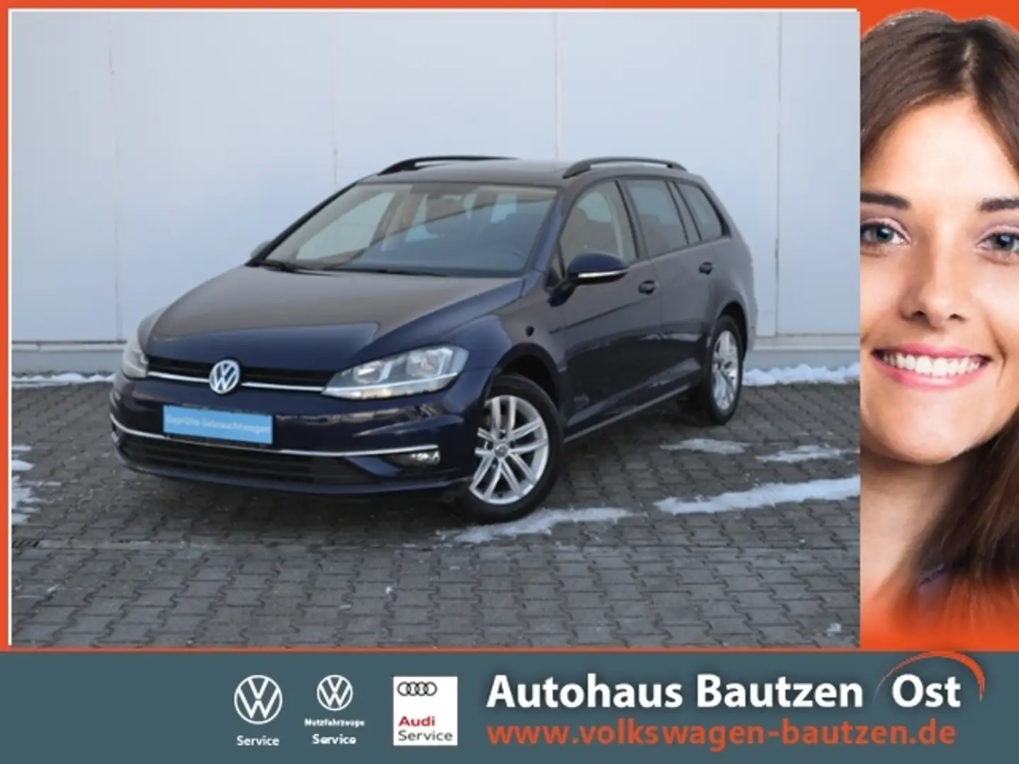 Volkswagen Golf Variant VII Variant 1.6 TDI Comfortline PANORAMA/ACC/RFK/ Blau - 1