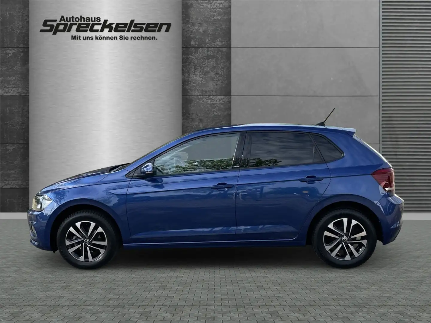 Volkswagen Polo 1.0 TSI United++Sitzheizung++Alu++ EInparkhilfe Blauw - 2