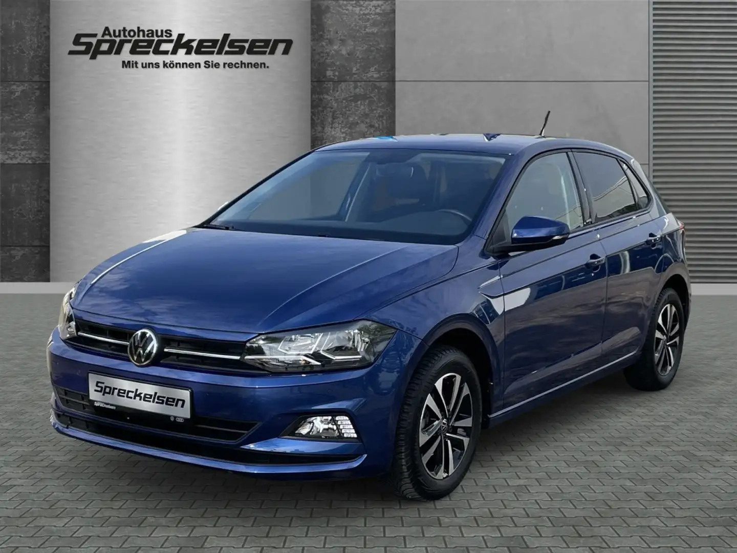 Volkswagen Polo 1.0 TSI United++Sitzheizung++Alu++ EInparkhilfe Blauw - 1