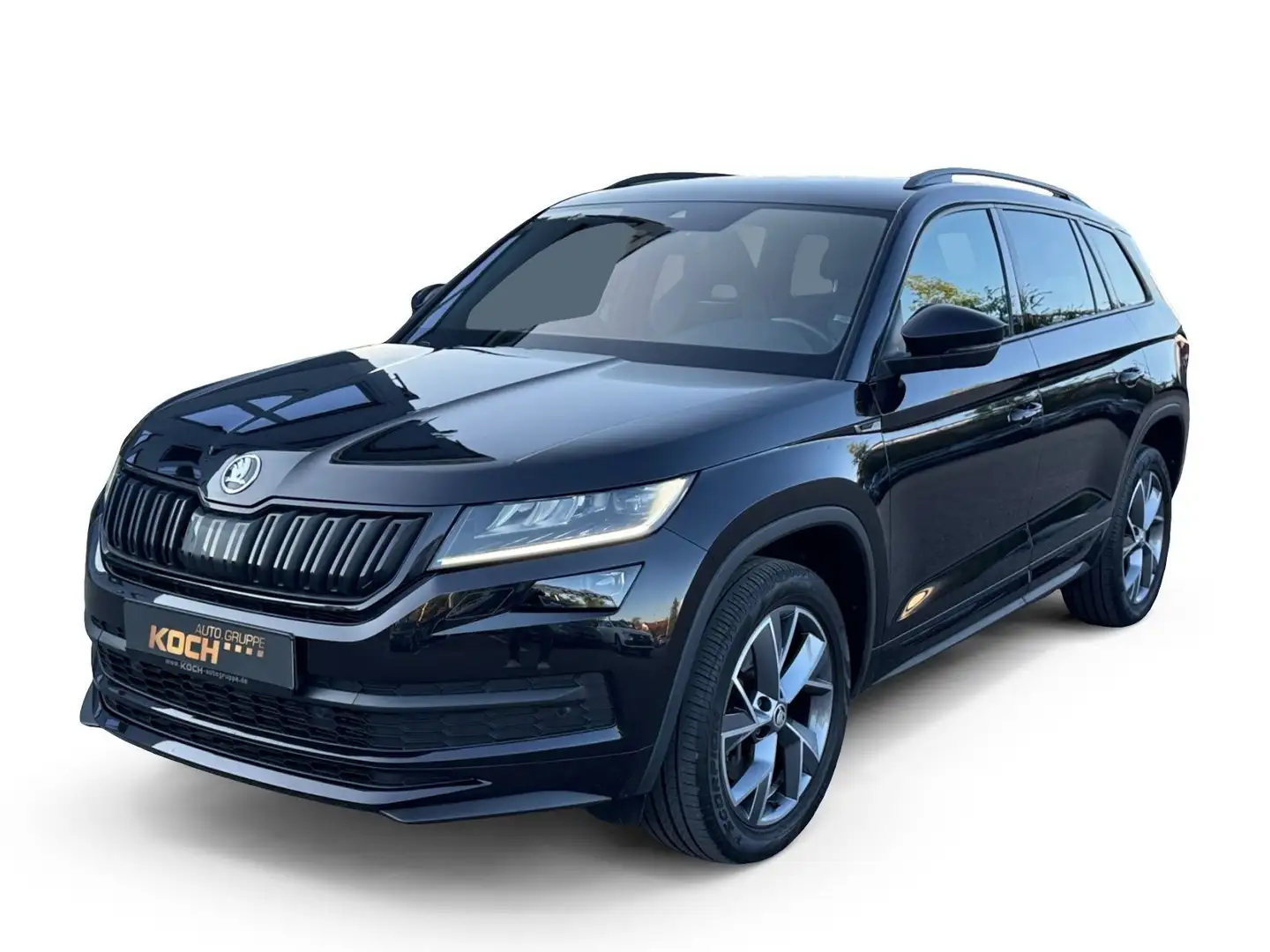 Skoda Kodiaq Sportline 2.0 TDI DSG 4x4 *NAVI*AHK*LED* Zwart - 2