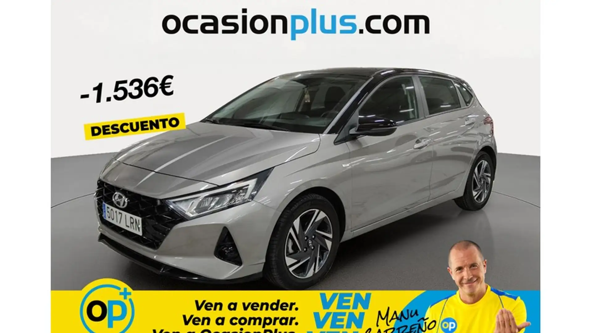 Hyundai i20 1.0 TGDI Tecno 2C 48V 100 Gris - 1
