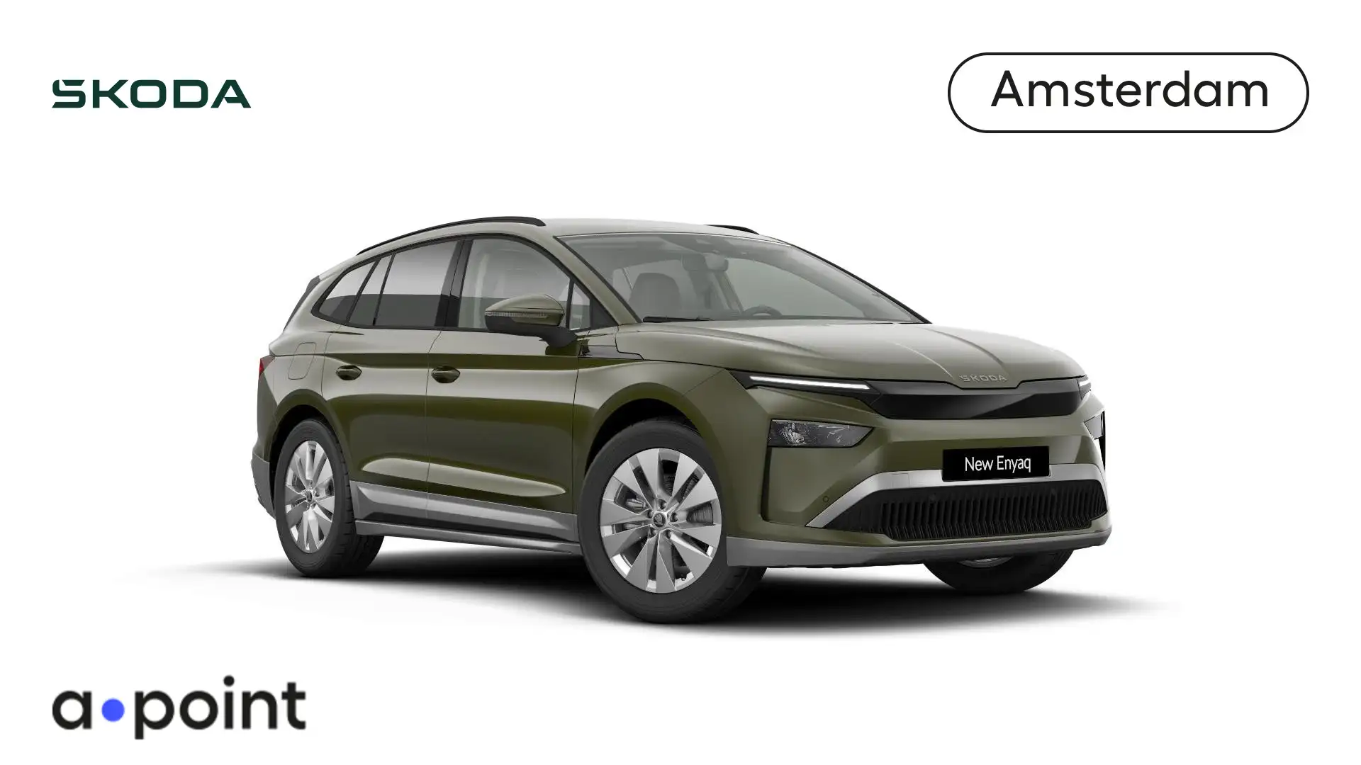 Skoda Enyaq 60 Selection 204 pk | Business upgrade pakket - CL Groen - 1
