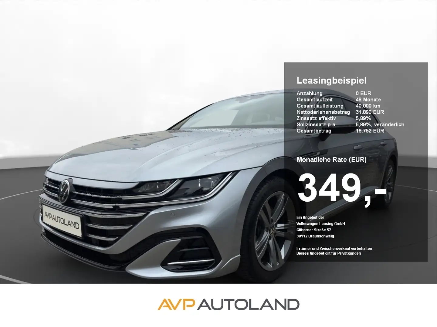 Volkswagen Arteon Shooting Brake 2.0 TSI DSG R-Line | AHK | Argento - 1