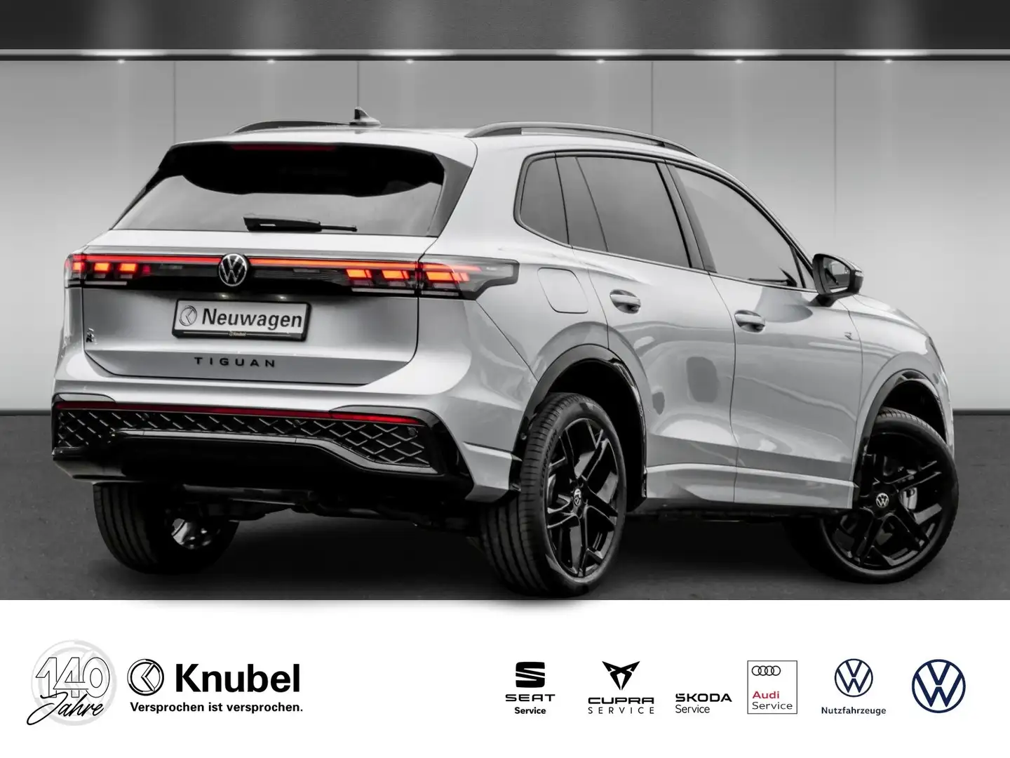 Volkswagen Tiguan R-Line 2.0 TDI DSG 4M 20" AHK HarmanKardon IQ.L... Silber - 2