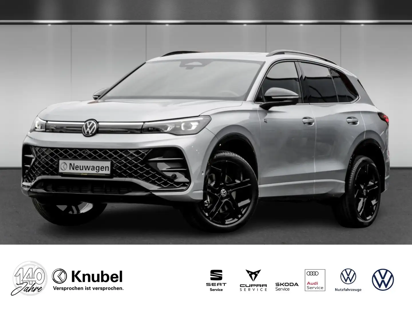 Volkswagen Tiguan R-Line 2.0 TDI DSG 4M 20" AHK HarmanKardon IQ.L... Silber - 1