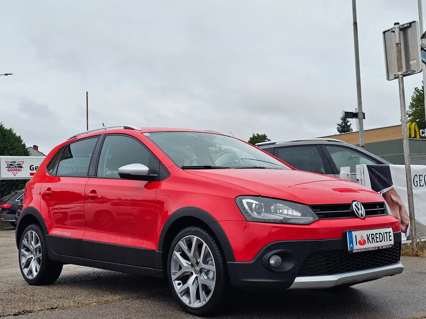 Volkswagen Polo Cross Cross Polo 1,0 TSI Nur 69000 KM! 1-Hand Rostfrei 1 Červená - 1