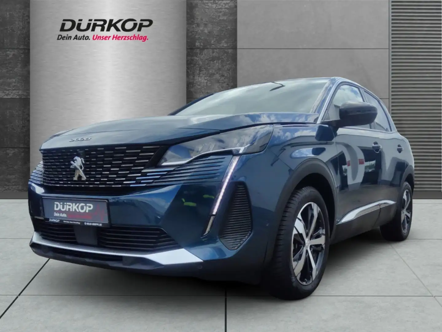 Peugeot 3008 Allure Pack 1.2 PureTech,Navi,PDC,SHZ,LED,Notbrems Blau - 1