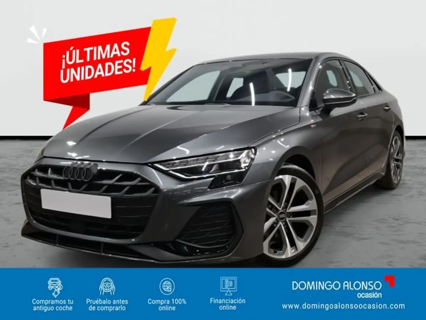 Audi A3 Sedán 35 TFSI S line 110kW Gris - 1
