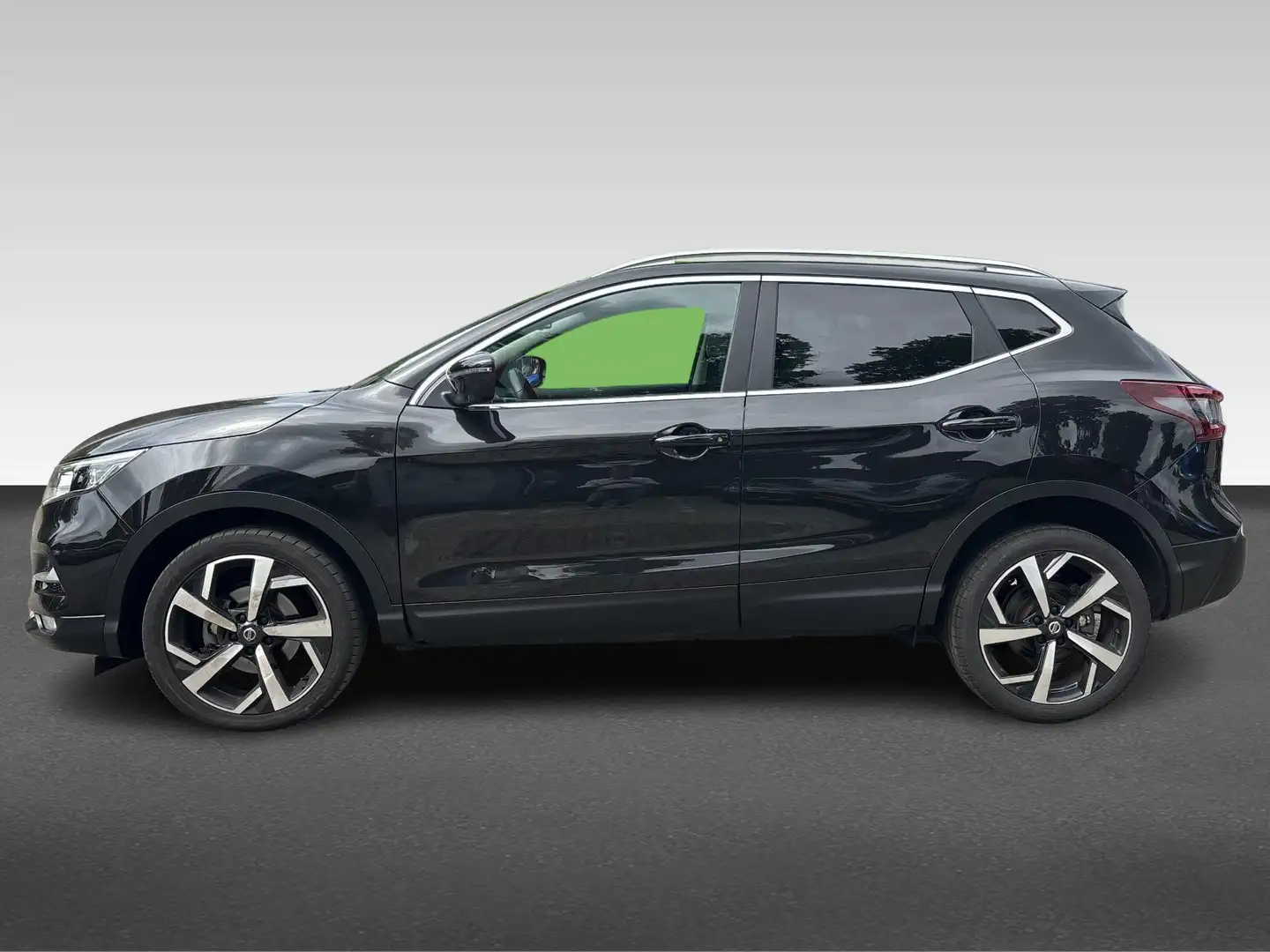 Nissan Qashqai 1.3 DIG-T Premium Edition Zwart - 2