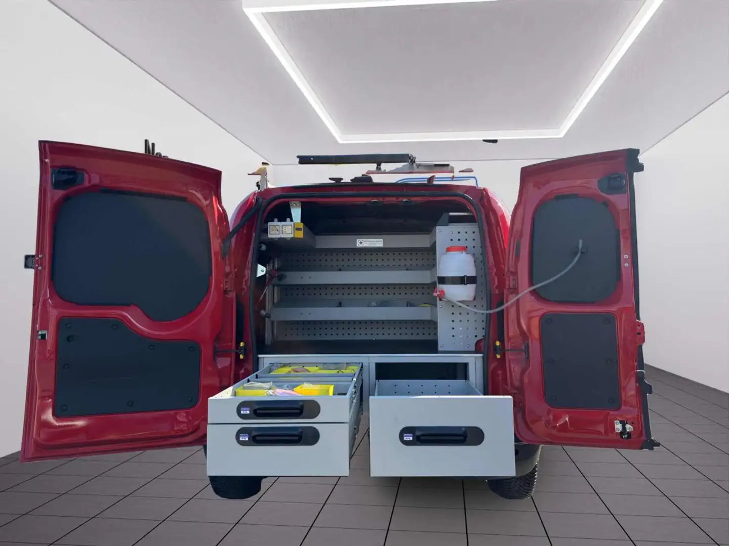 Fiat Fiorino 1.3 MJT 95CV-OFFICINA MOBILE EX TELECOM-E6B- Rosso - 2