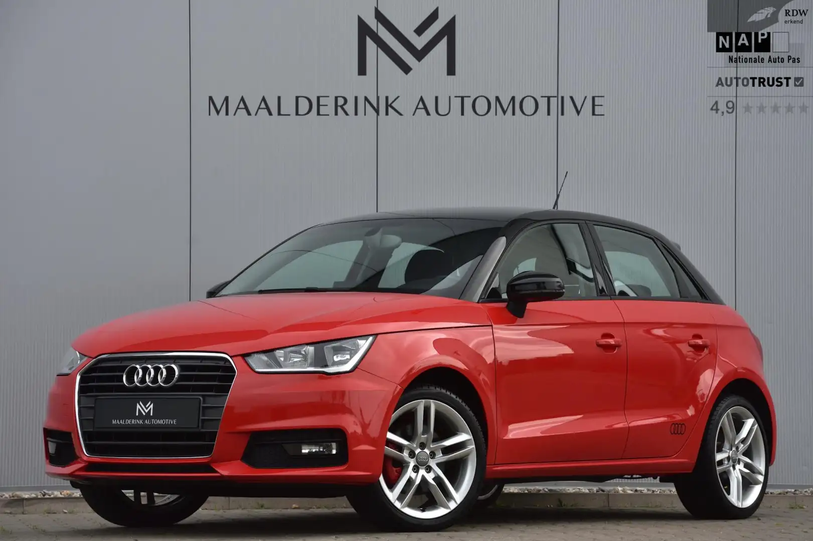 Audi A1 Sportback 1.4 TFSI Pro Line Navi, Stoelverwarming, Rood - 1