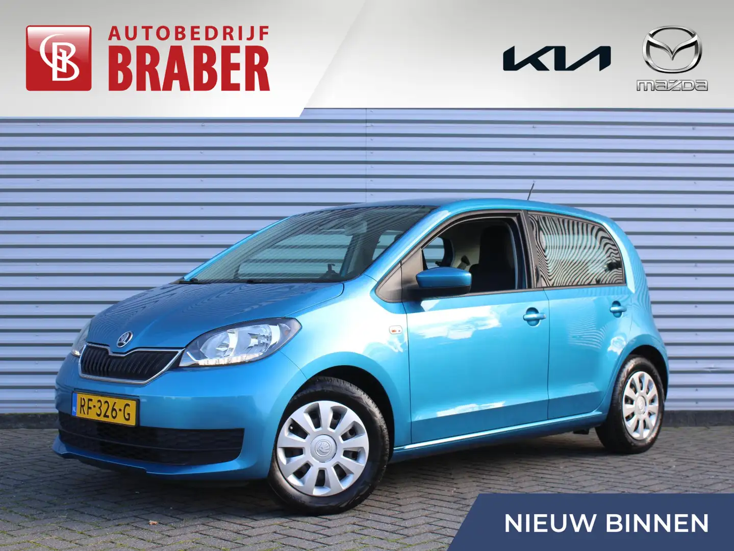 Skoda Citigo 1.0 Greentech Ambition | Airco | Winterset incl. | Bleu - 1
