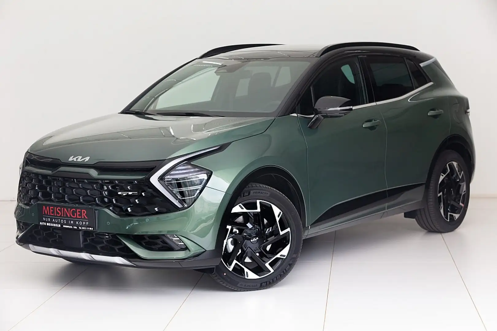 Kia Sportage 1,6 CRDI 48V GT-Line AWD DCT Grün - 1