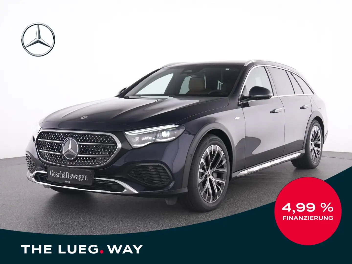 Mercedes-Benz E 300 de 4M All-Terrain AIRMATIC+AHK+BURMESTER++ Blue - 1