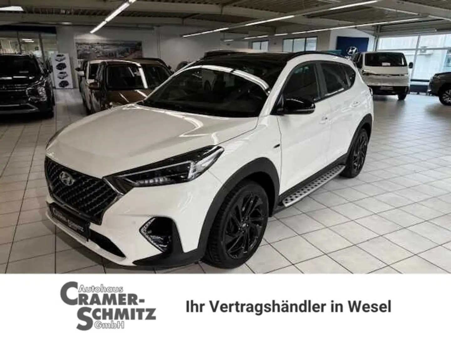 Hyundai TUCSON 1.6 Benzin N-Line Navi LED SHZ LHZ Weiß - 1