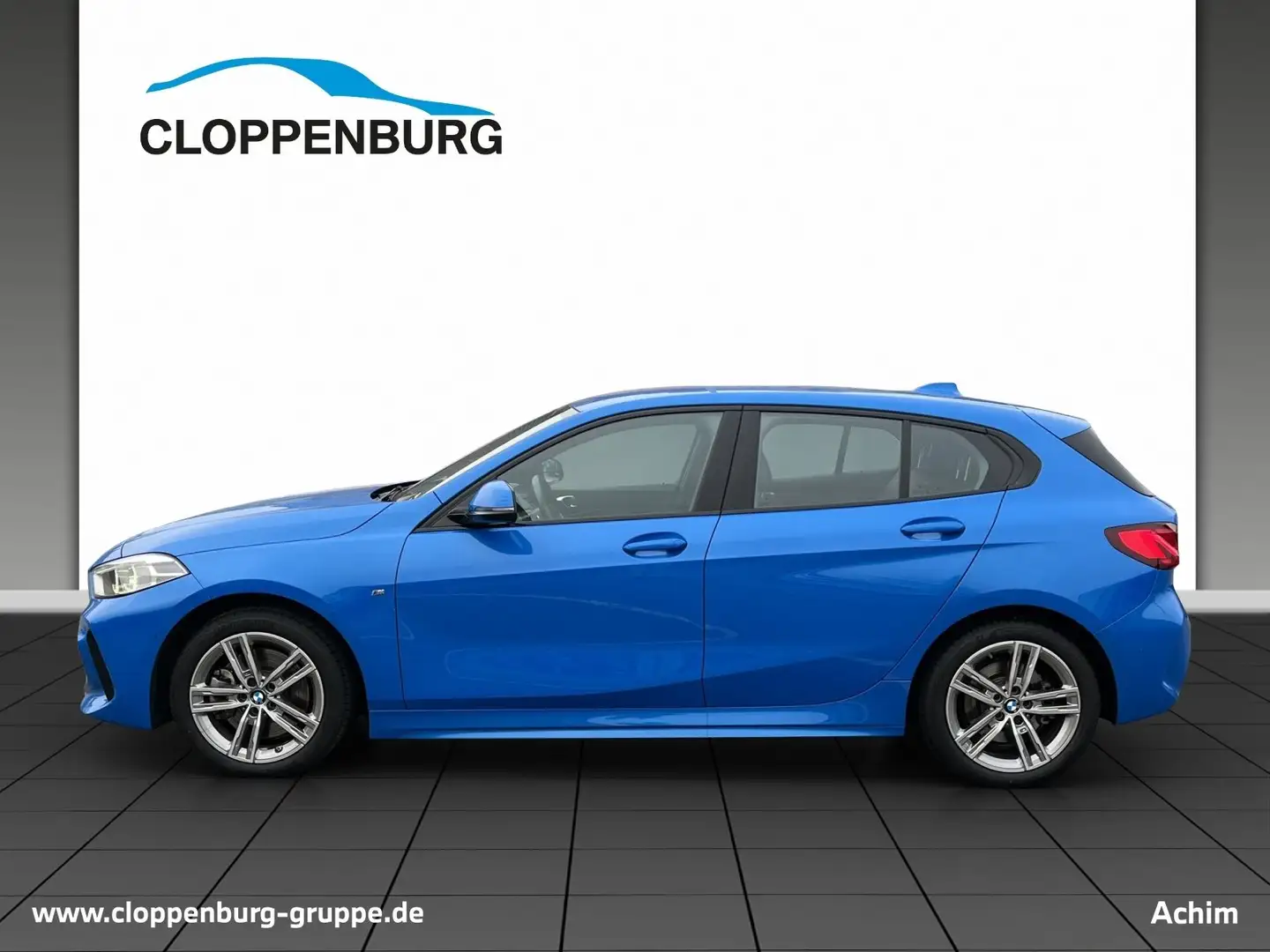 BMW 120 i M Sportpaket Navi+SHZ+KeyGO+HiFi+Fernl.Ass Blau - 2