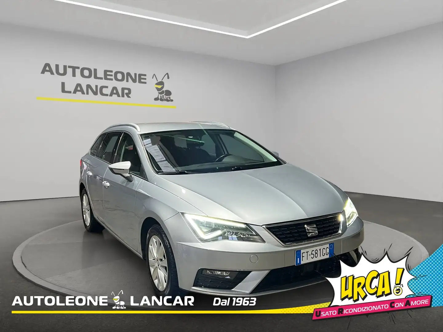 SEAT Leon Sportstourer 1.6 tdi Business 115cv dsg AUTOMATICA Grigio - 1