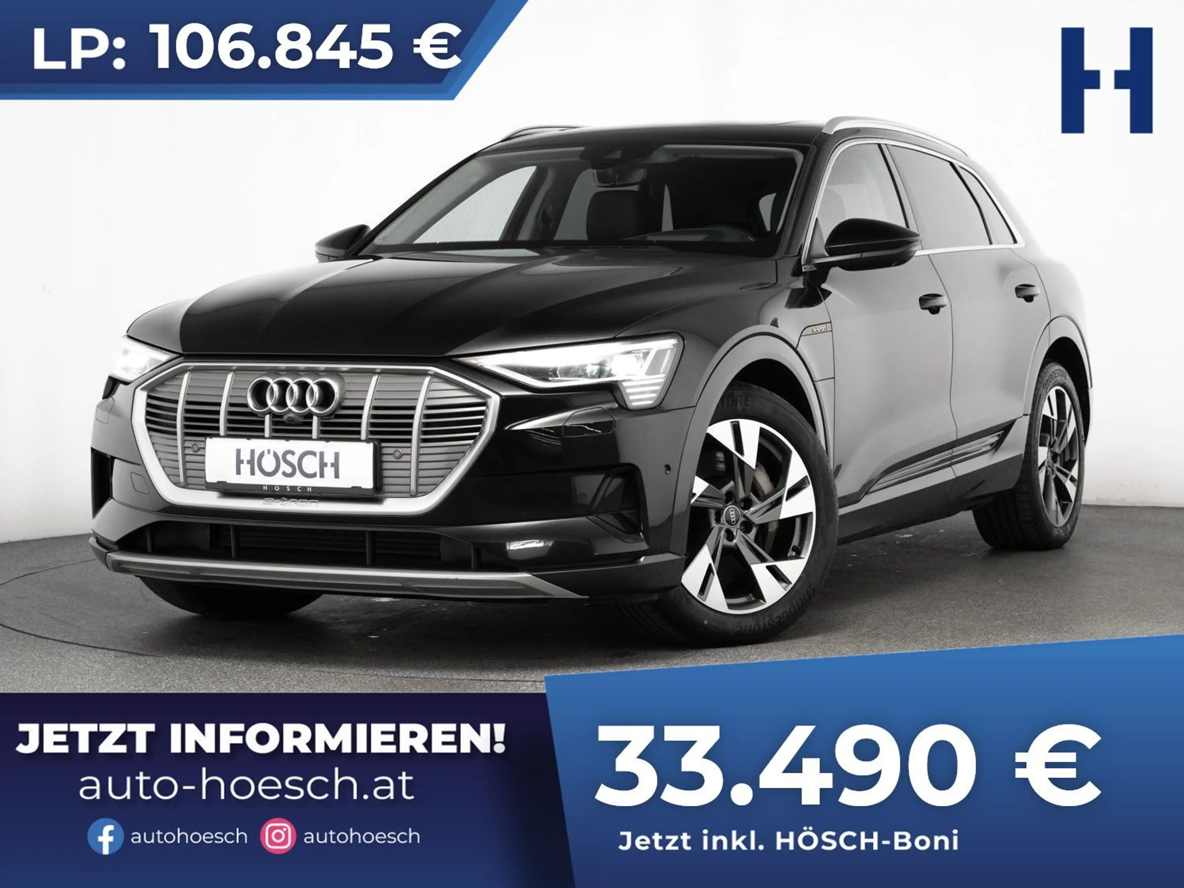 Audi e-tron 55 quattro Adv. 20" PANO LEDER TRAUMPREIS ++