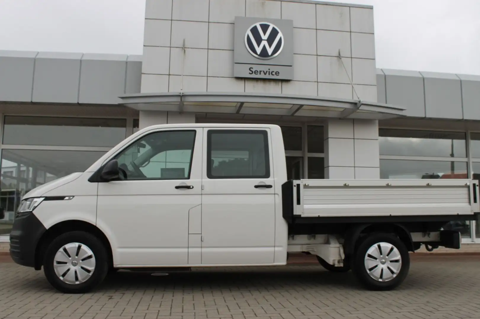 Volkswagen T6 Transporter T6.1 Transporter Pritsche Doppelkabine 2.0 TDI Weiß - 2