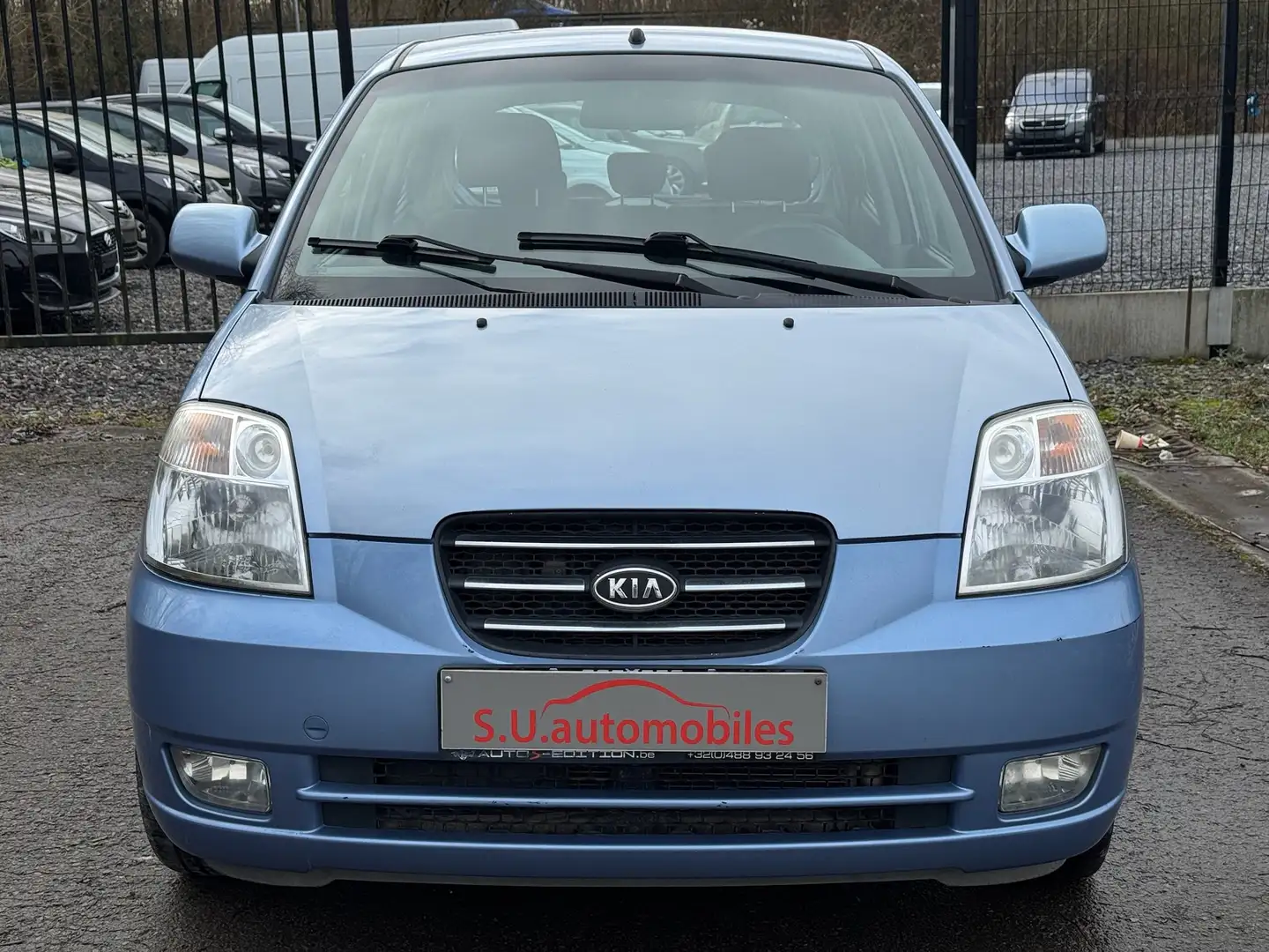 Kia Picanto 1.0i 80000km /Clim /Airco /V.C /V.E /GAR 12 Mois Bleu - 2
