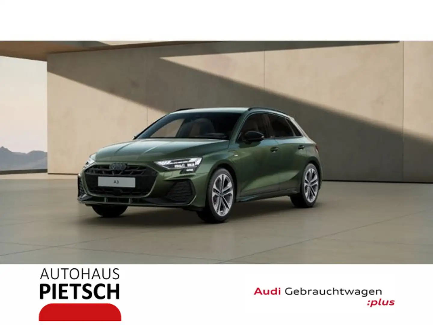 Audi A3 S line 45 TFSI e S tronic Navi HUD Grün - 1