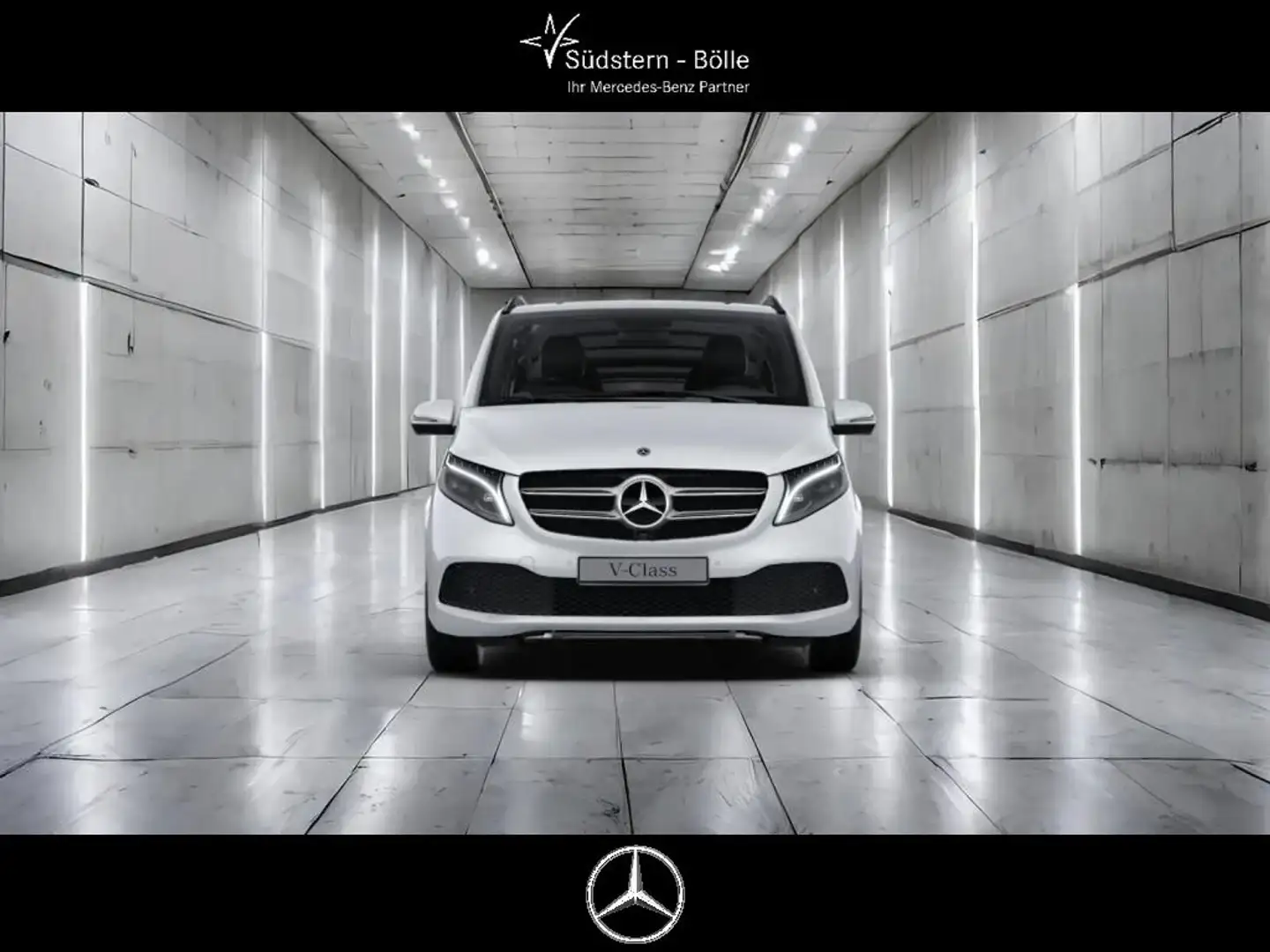 Mercedes-Benz V 300 AVANTGARDE NAVI+BURMESTER+360°+STHZ+TISCH Blanc - 2