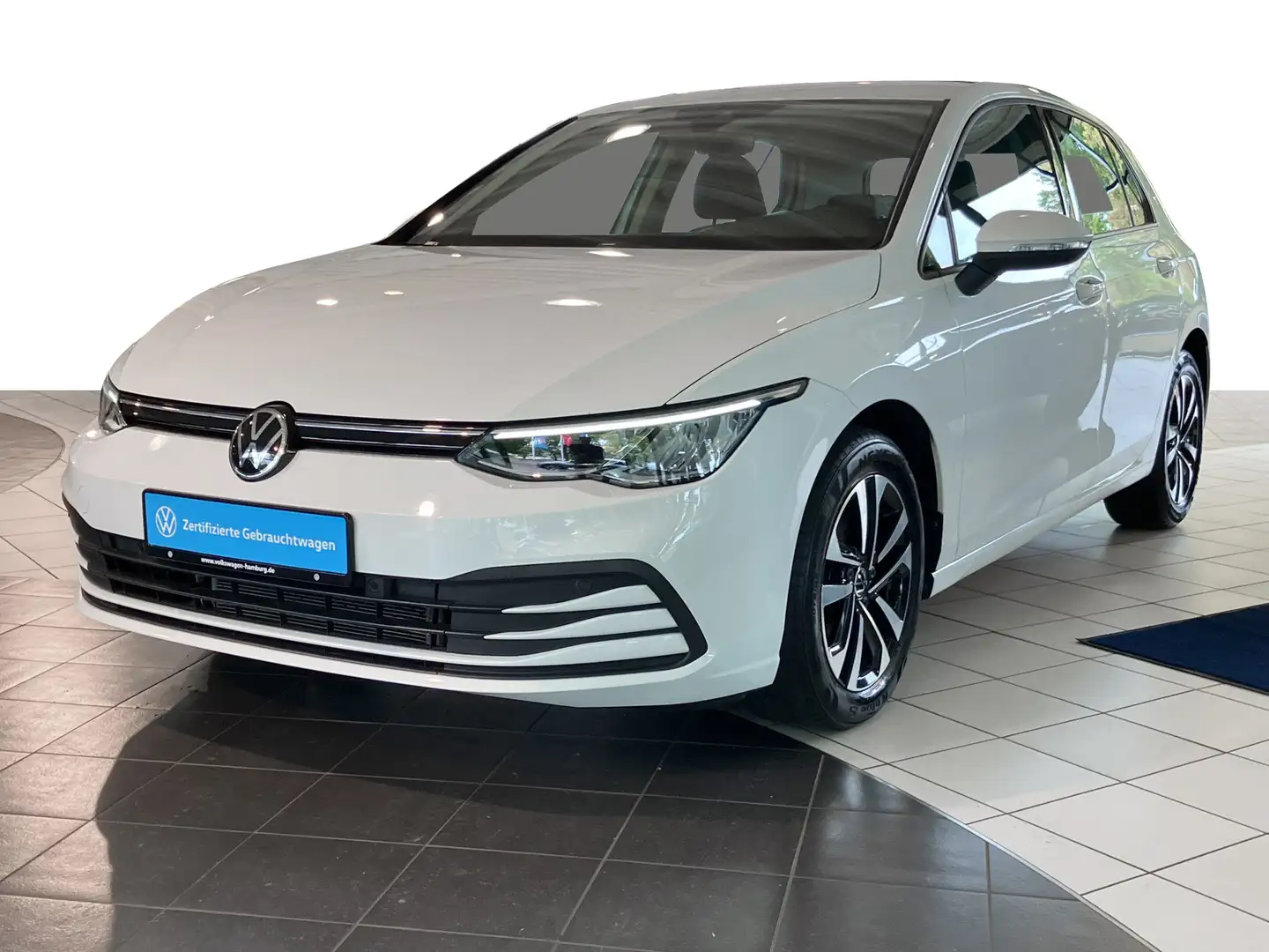 Volkswagen Golf VIII 2.0 TDI Life DSG LED PDC Klima Navi Weiß - 2