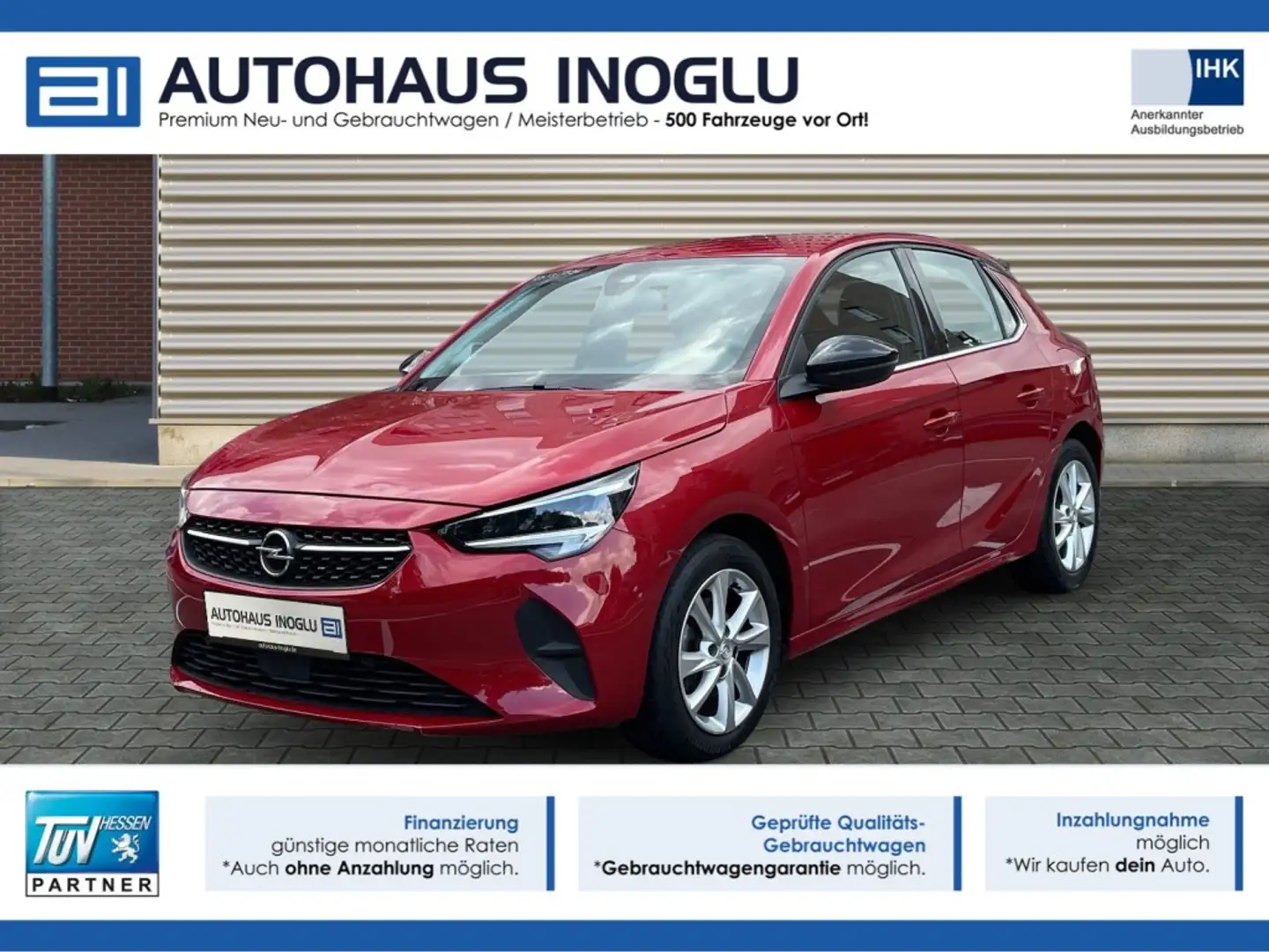 Opel Corsa 1.2 Elegance EAT8 Multimedia+LED+R-Kam+DAB+ Rot - 1