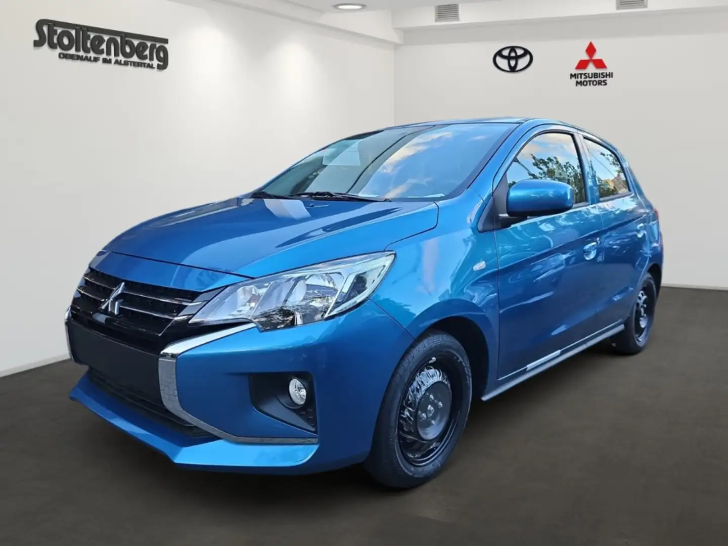 Mitsubishi Space Star Select 1.2 DAB Notbremsass. Tel.-Vorb. Berganfahra Blau - 1
