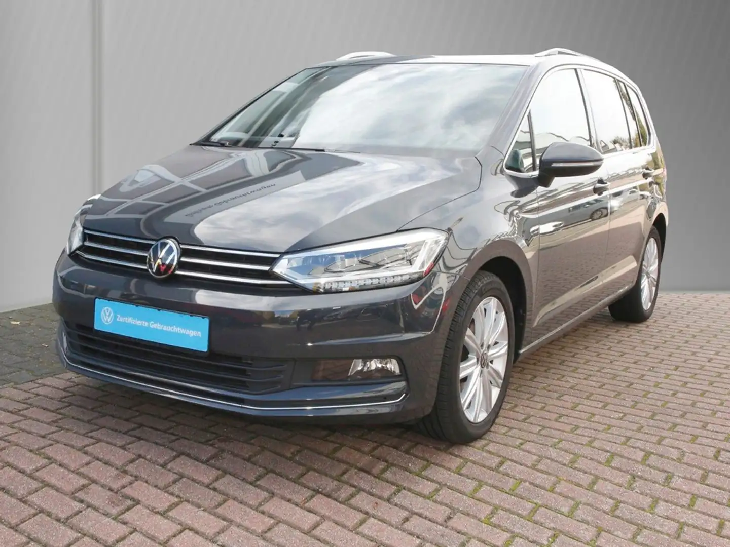 Volkswagen Touran 2.0 TDI DSG Highline 7-Sitze PANO ACC LED Navi Grau - 2