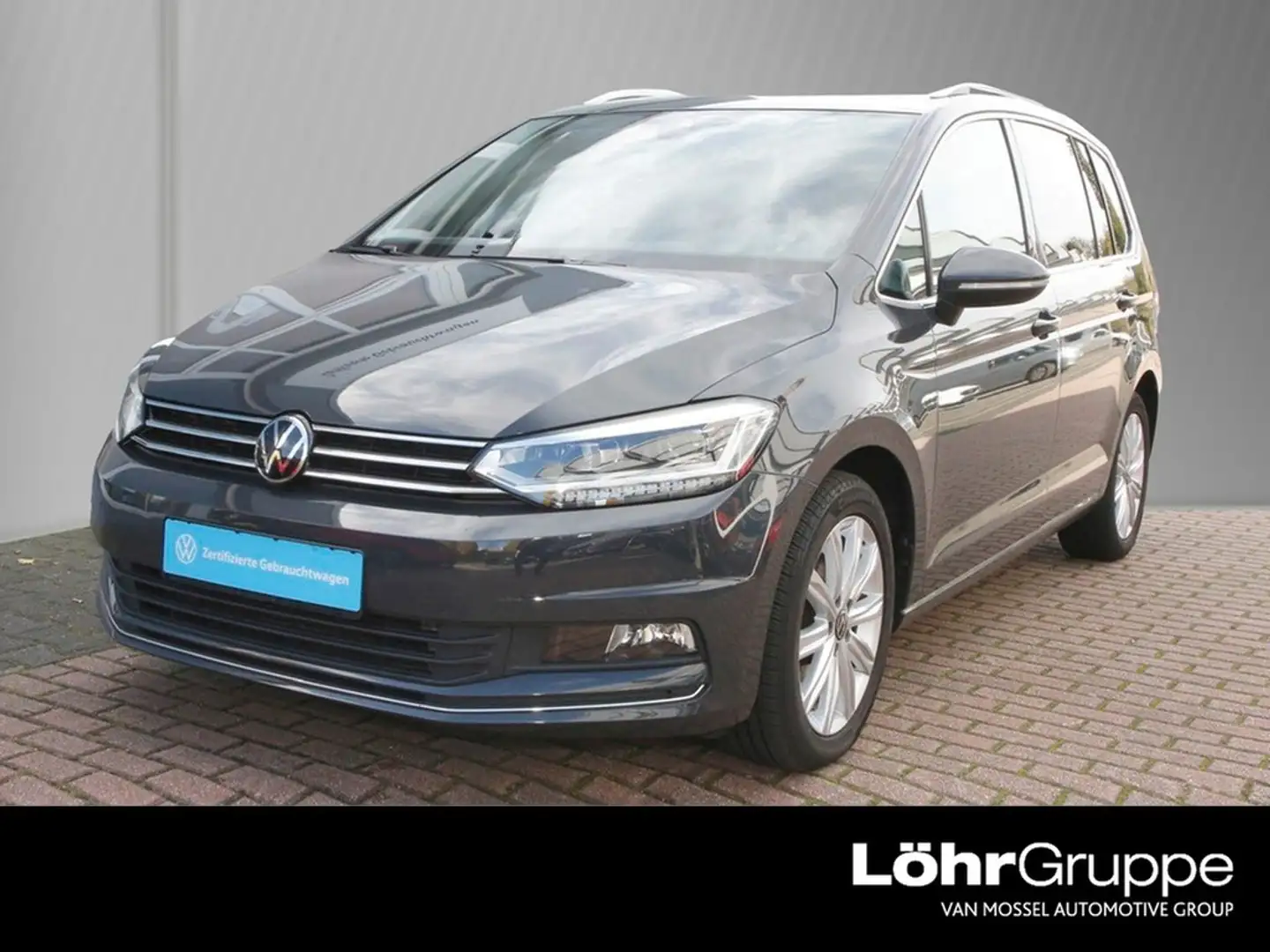Volkswagen Touran 2.0 TDI DSG Highline 7-Sitze PANO ACC LED Navi Grau - 1