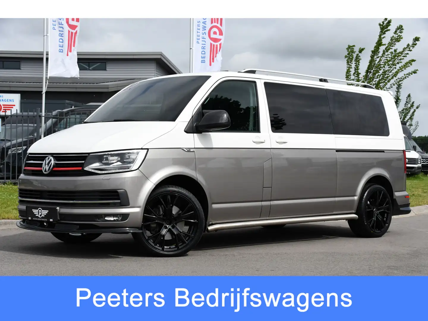 Volkswagen T6 Transporter 2.0 TDI L2H1 DC Highline Adaptieve Cruise, Camera, Beige - 1