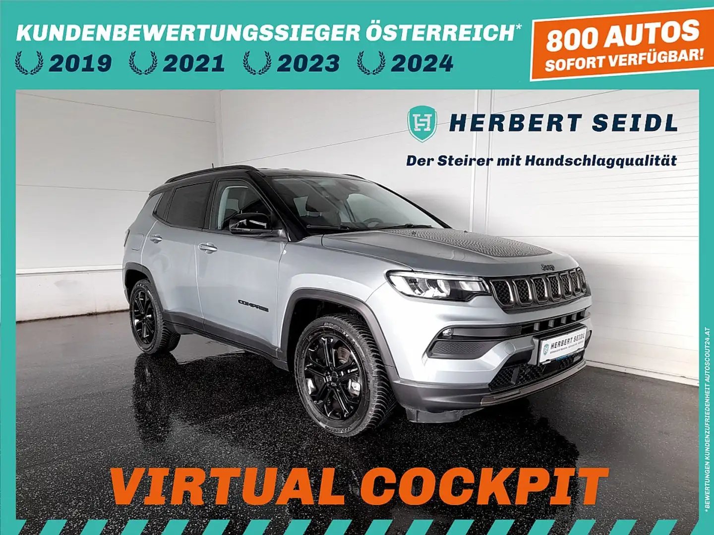 Jeep Compass Upland PHEV 4x4 Aut. *LED / NAVI / ACC / VIRTUE... Bleu - 1