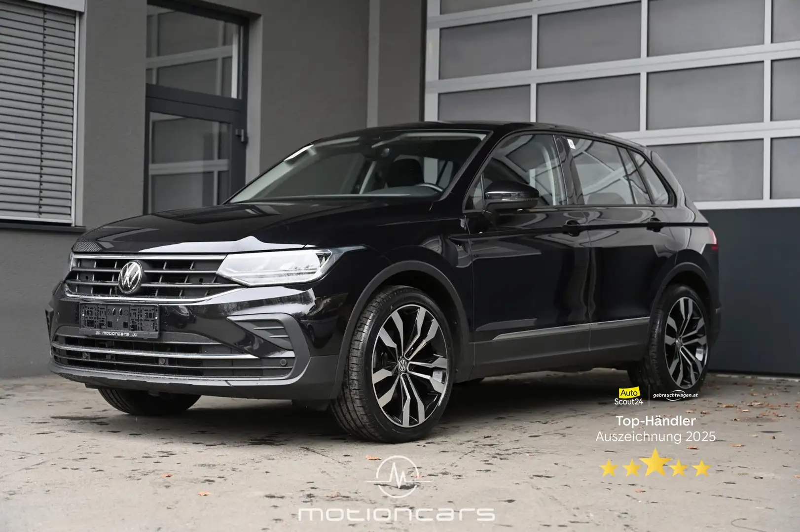 Volkswagen Tiguan Basis 1,5 TSI ACT Life DSG Pickerl NEU Schwarz - 1