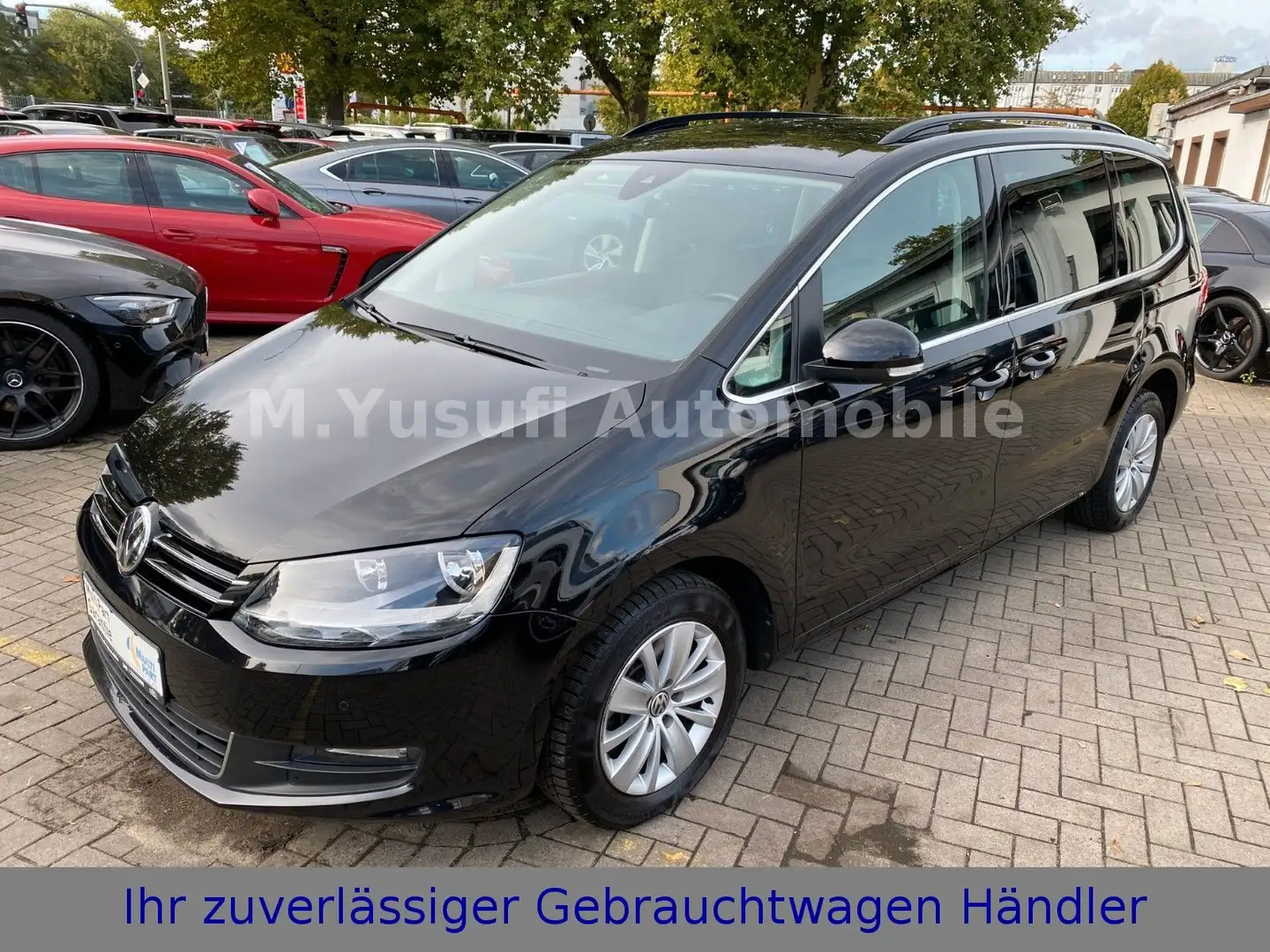 Volkswagen Sharan SHARAN 2.0 TDI BMT 7-SITZE|NAVI|SPUR-ASSIST|E6 Schwarz - 1