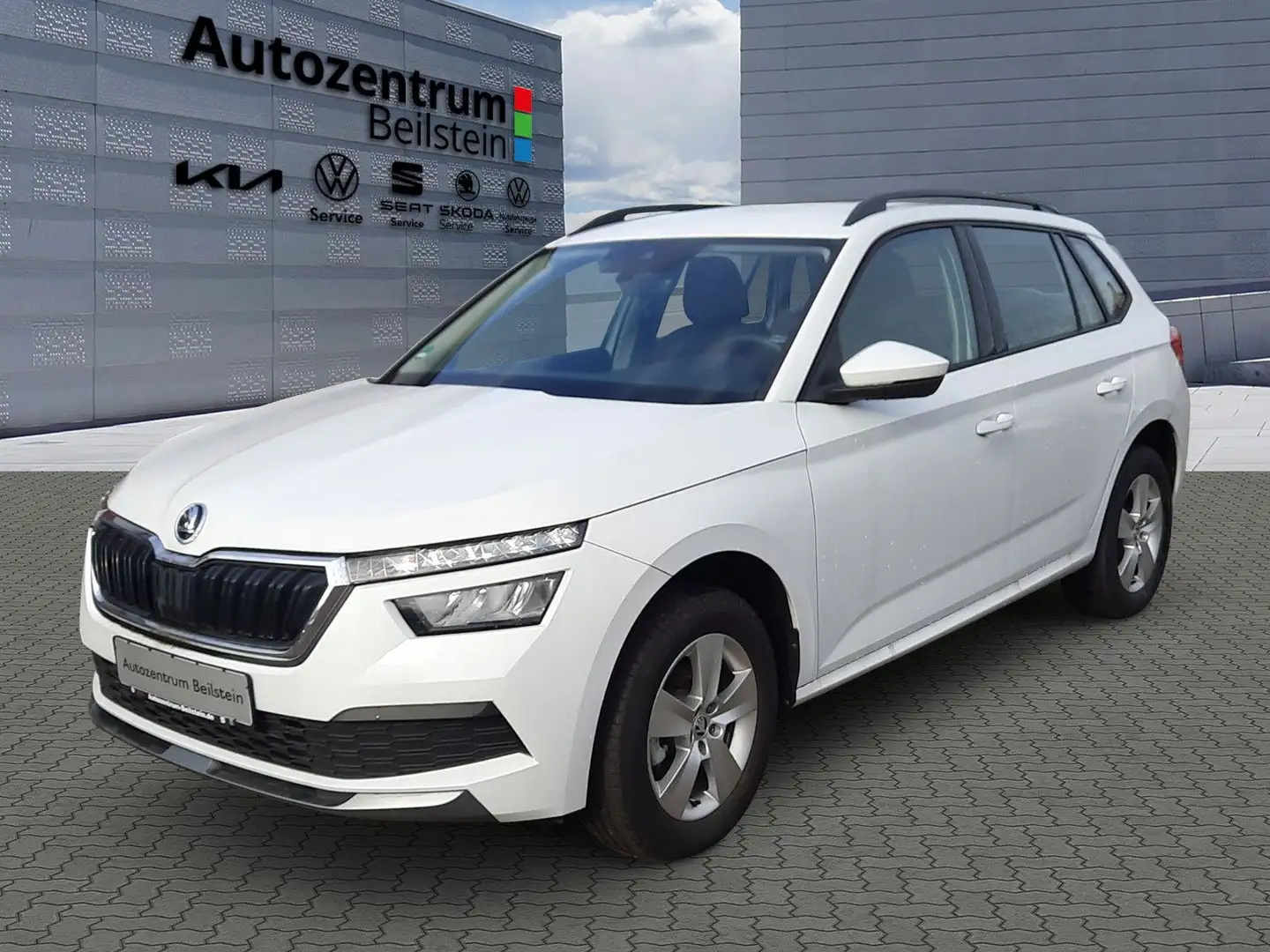 Skoda Kamiq 1.0 TSI Ambition LED AHK-Vorber. Weiß - 1